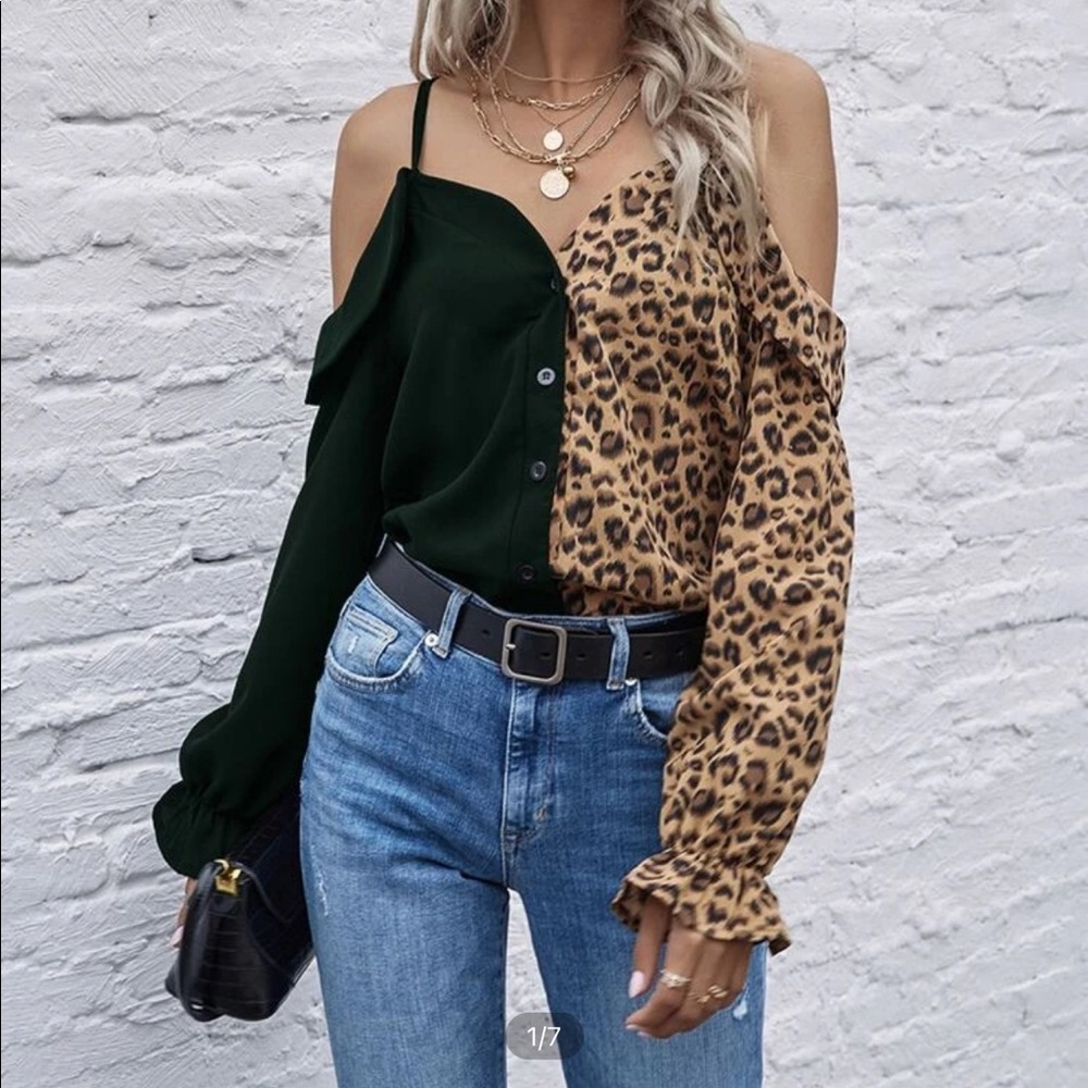 Leopard shirt nwt